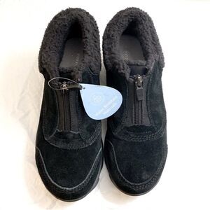 NWT Easy Spirit Cozy Faux Fur Trim Zip-Front Winter Boots